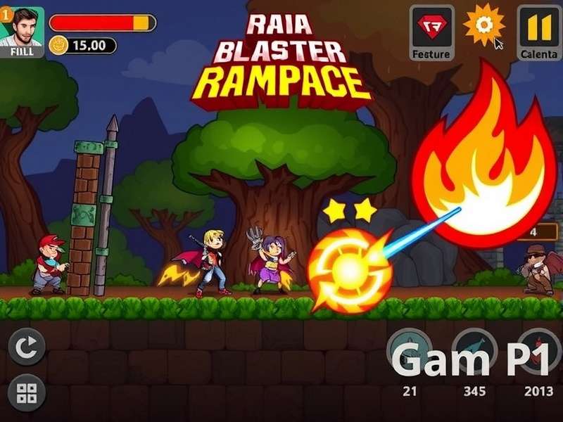 Raia Blaster Rampage Game Features