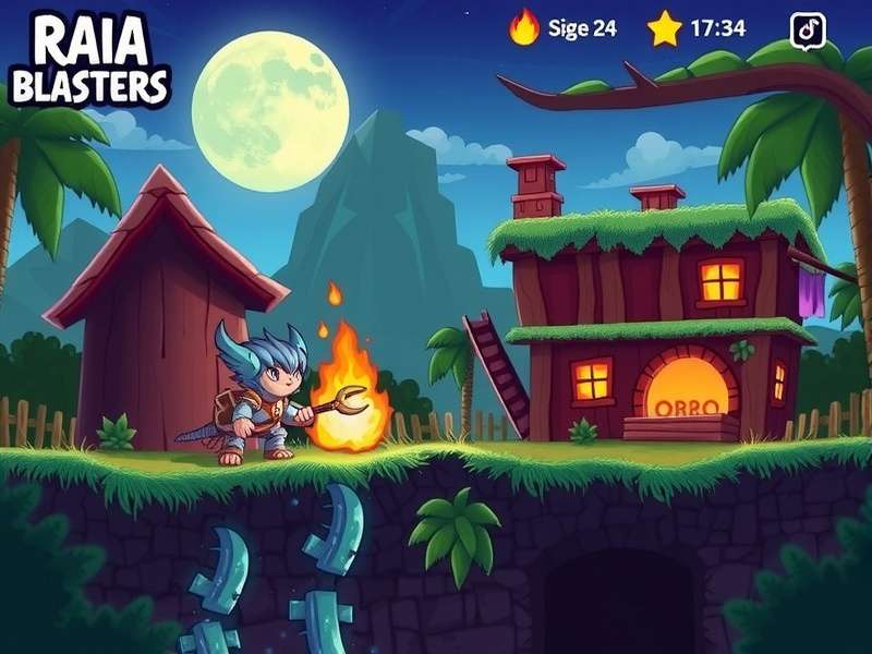 Raia Blaster Rampage Game Screenshot